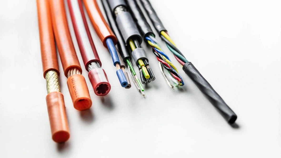 Waaier van kabel- en draadtypes, van micro-coax tot afgeschermde multicore